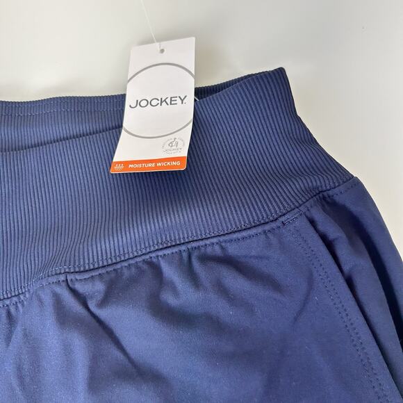 Jockey Women's EVERACTIVE Jogger Navy Blue NWT 3X Athleisure Pants Lounge Comfy - Picture 11 of 14
